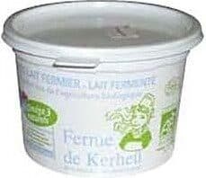 Ferme de kerheu Yaourt Gros Lait FERME DE KERHEU, pot de packshot