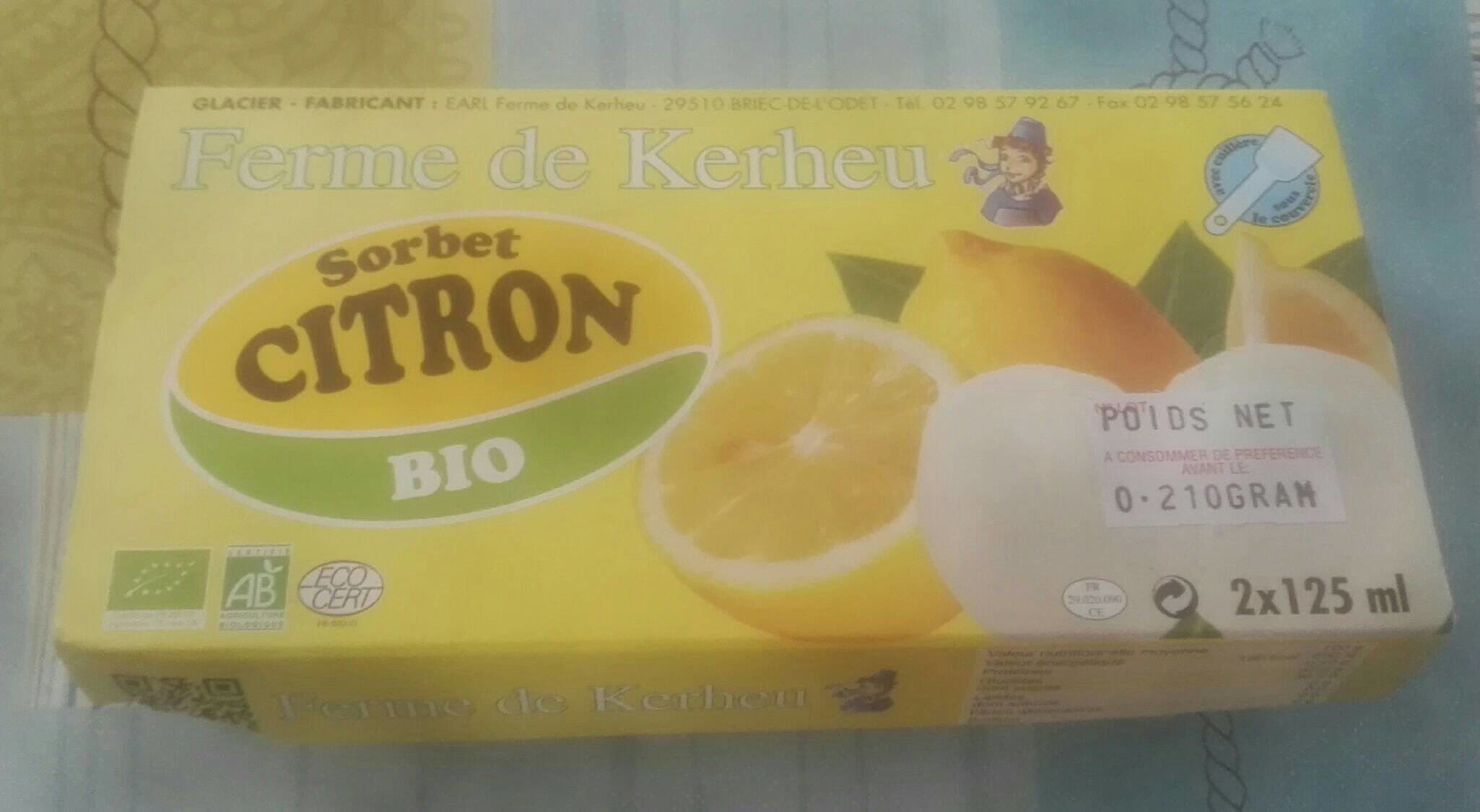 Open Food Facts Sorbet citron packshot