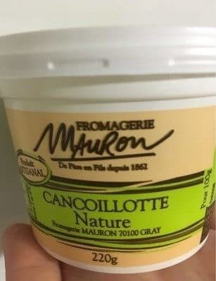 Fromagerie Mauron Cancoillotte nature packshot