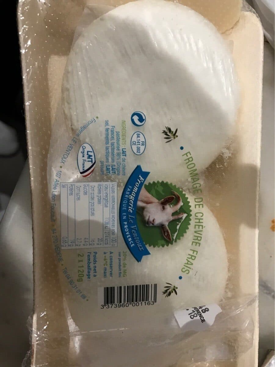 Open Food Facts Fromage de chèvre packshot