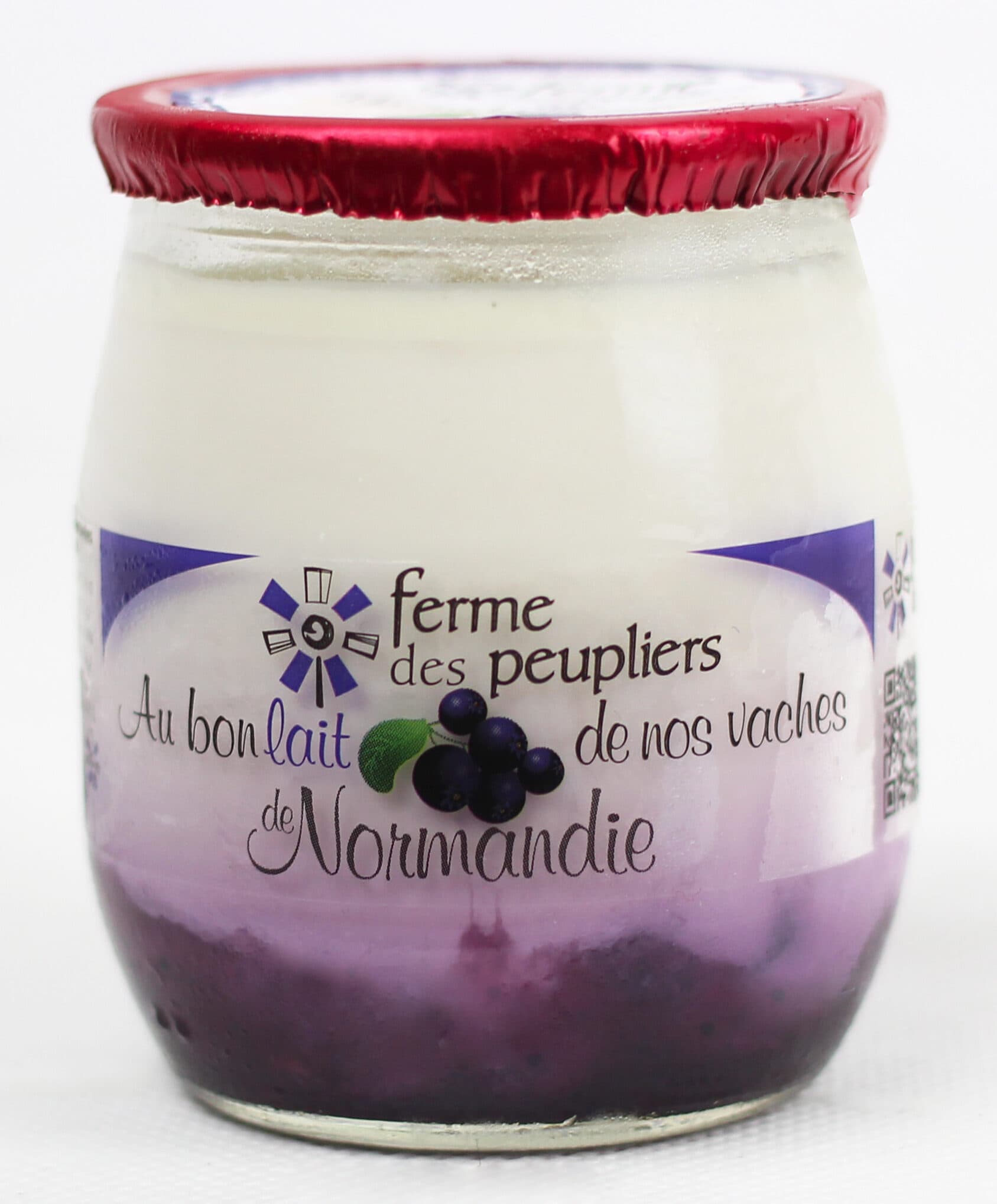 Ferme Des Peupliers Yaourt Myrtillex packshot