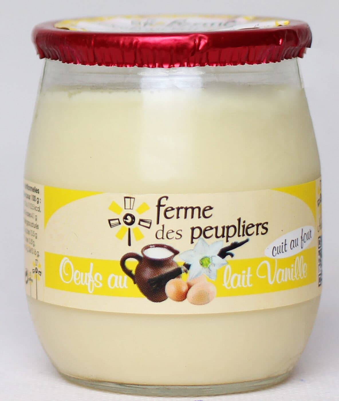 Ferme Des Peupliers Oeufs Au Lait Vanille packshot
