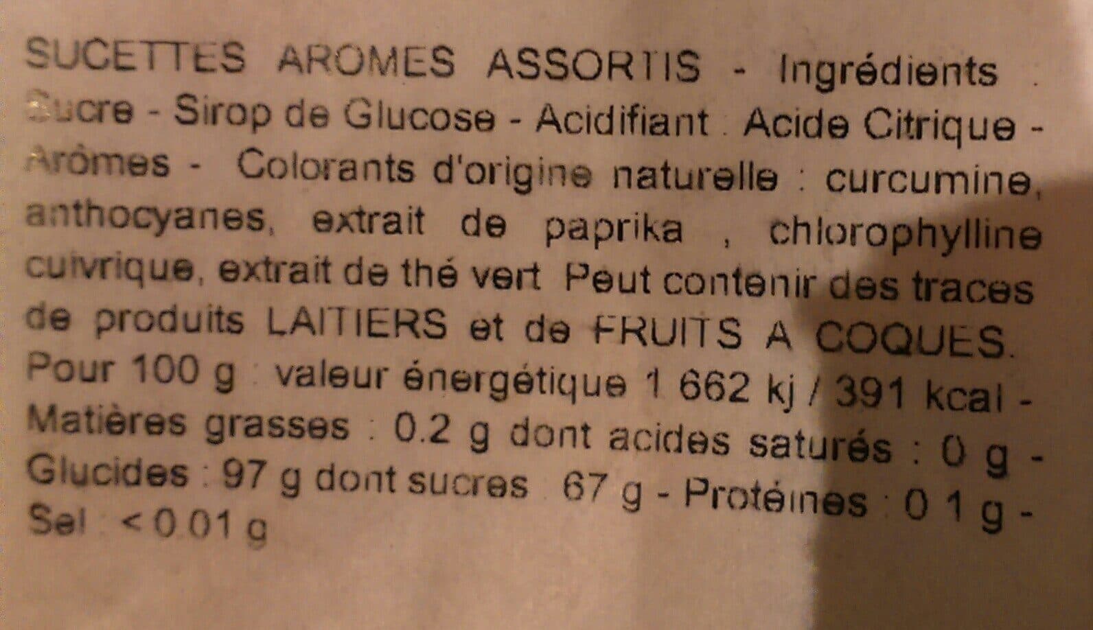Barnier Sucettes packshot