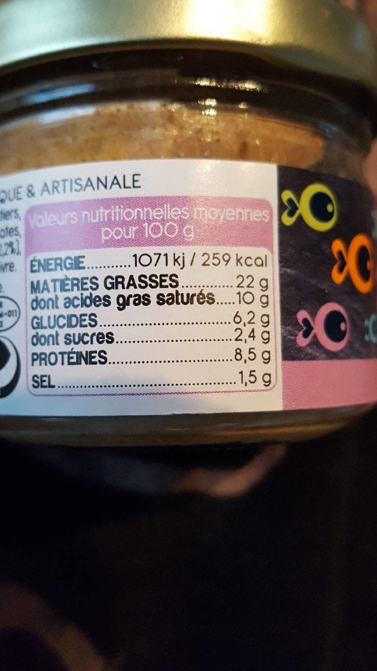 La Sablaise Mousse de langoustine tomates séchées et porto packshot