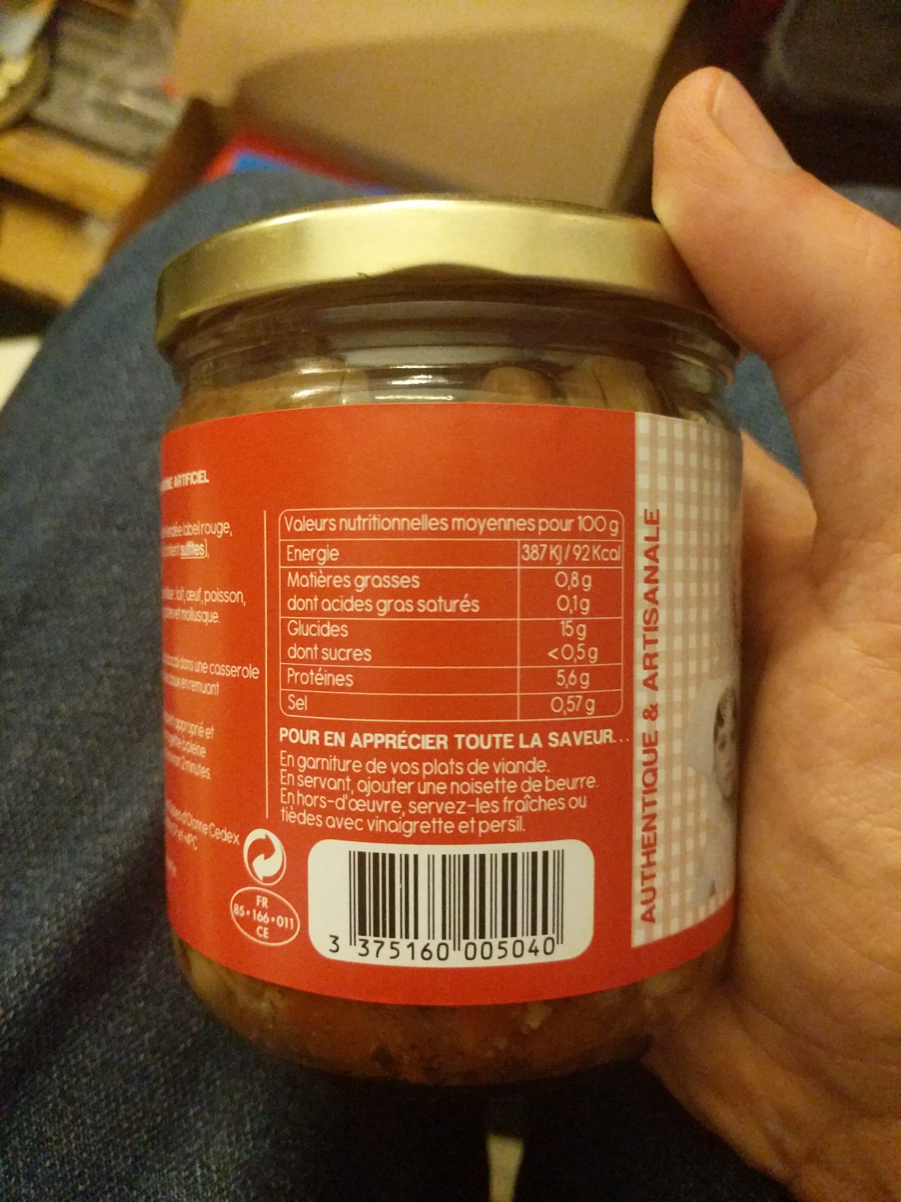 Open Food Facts Mogette de Vendée à la tomate packshot