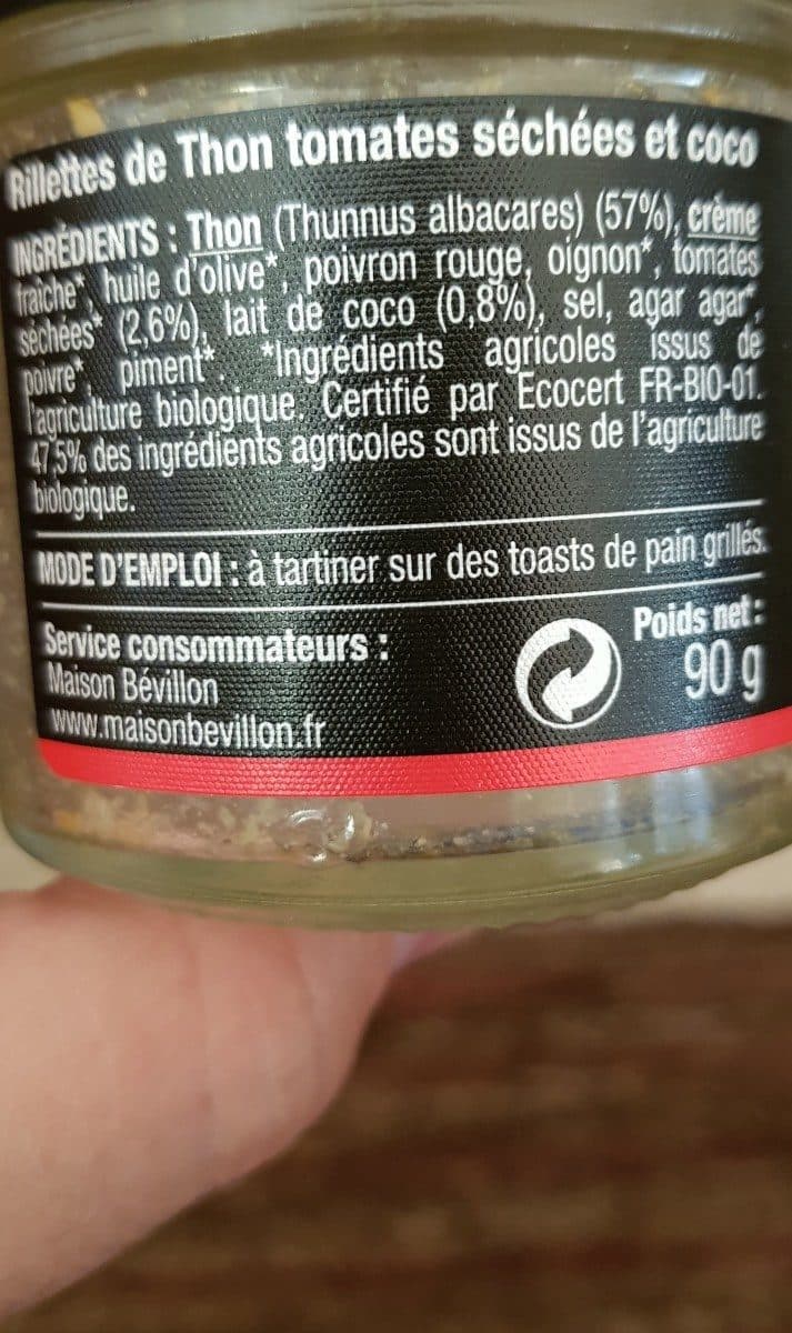 Open Food Facts Rillette de thon packshot