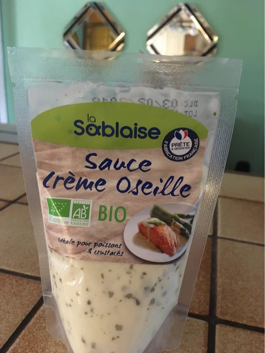 La Sablaise Sauce creme oseille packshot