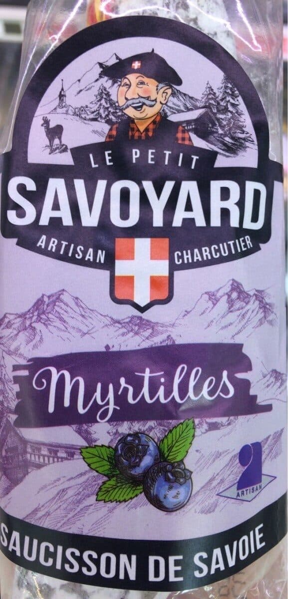 Open Food Facts Saucisson sec Myrtilles packshot
