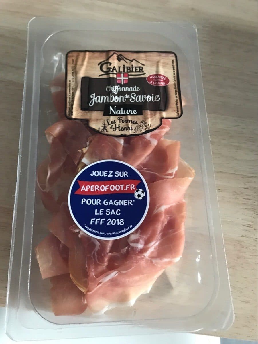 Galibier Chiffonnade jambon de savoie packshot