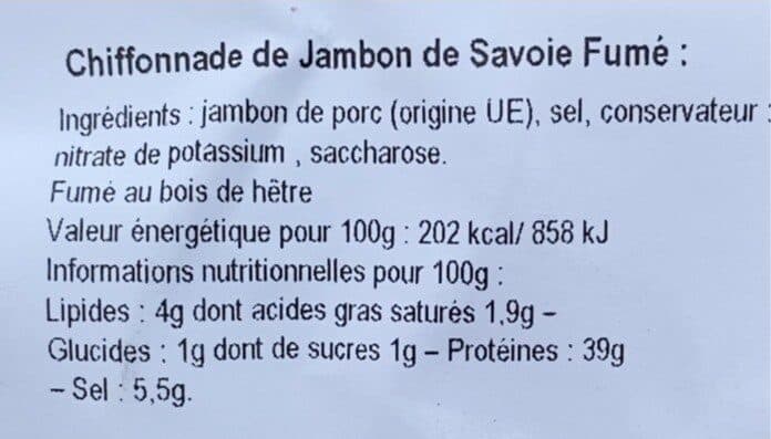 Galibier Jambon de savoie Fumé au bois de hêtre packshot