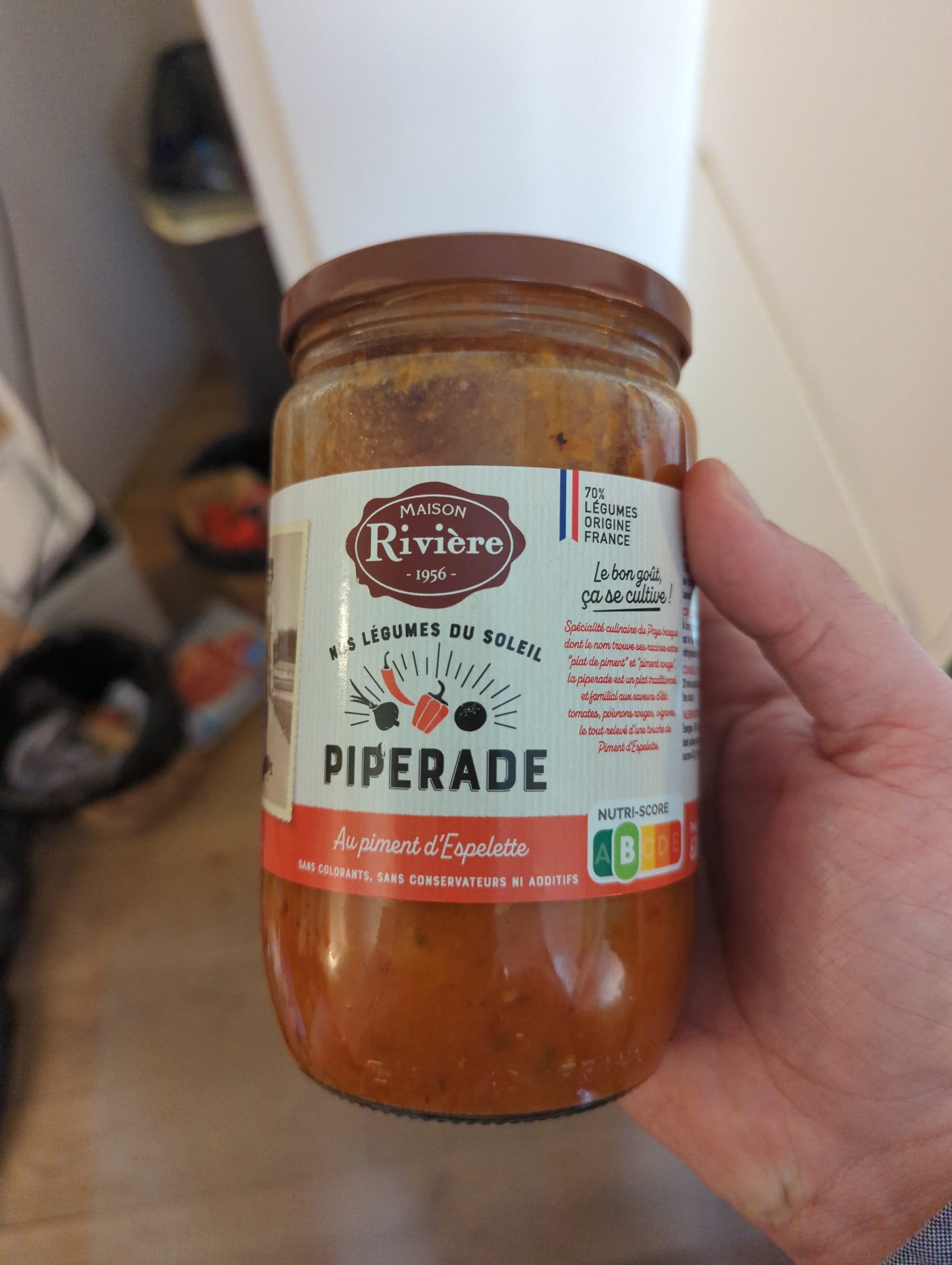 Maison Rivière la piperade packshot