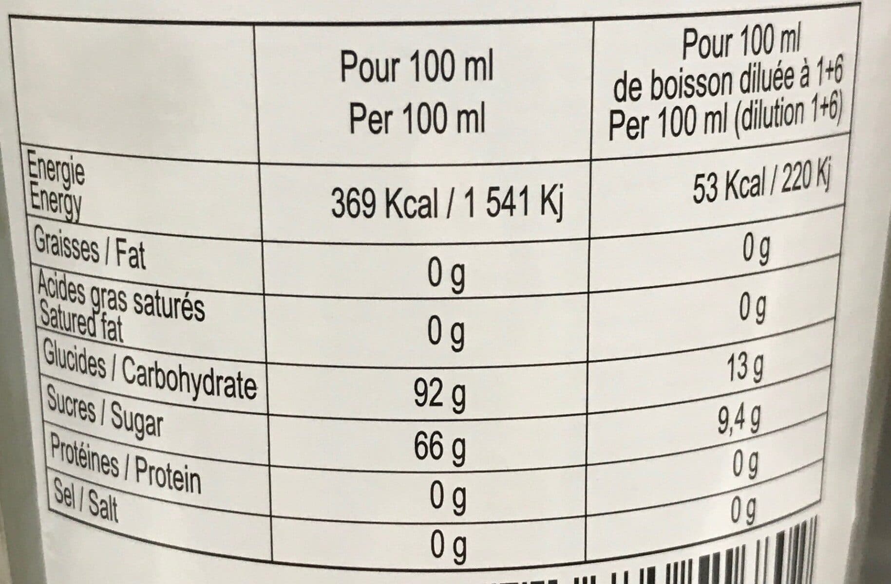 Vedrenne Sirop D'orgeat Vedrenne - 70CL packshot
