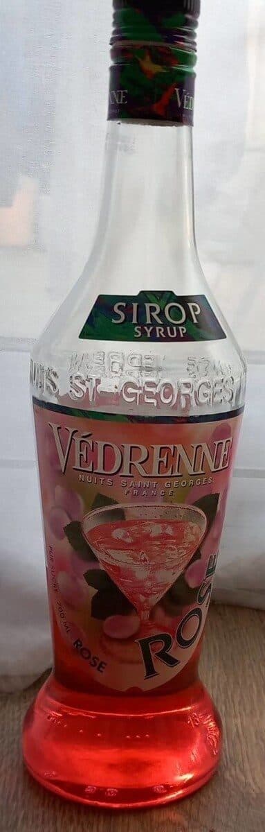 Vedrenne Sirop de rose packshot