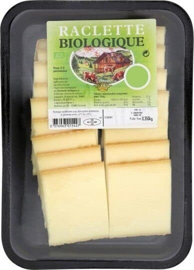 SFL Raclette biologique packshot