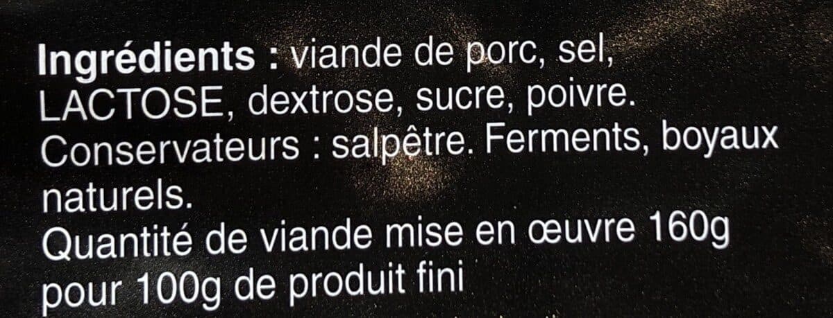 Open Food Facts Saucisse Seche packshot