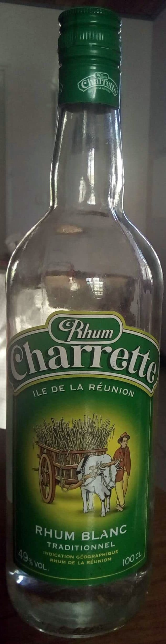 Charrette Rhum blanc traditionnel packshot