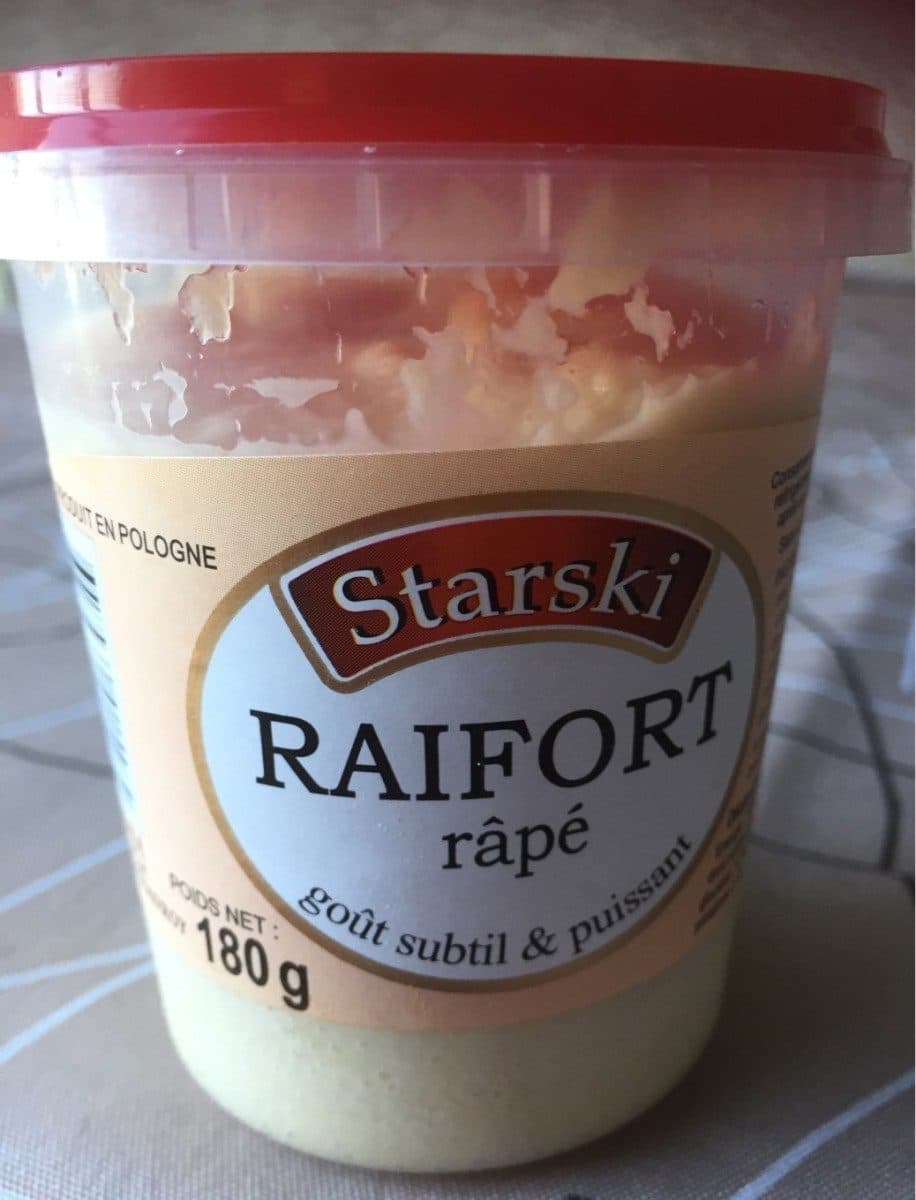 Open Food Facts Raifort rapé packshot