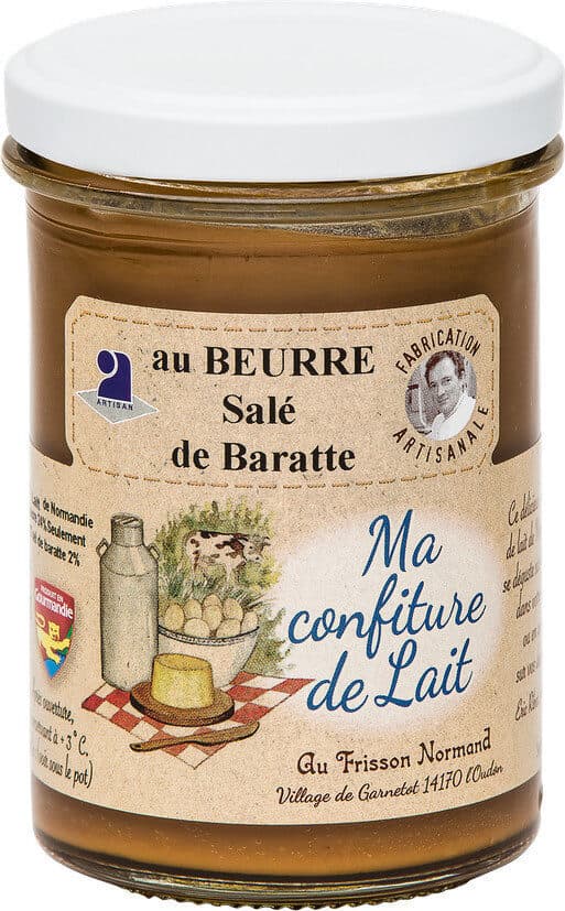 Au Frisson Normand Confiture de lait au beurre salé packshot