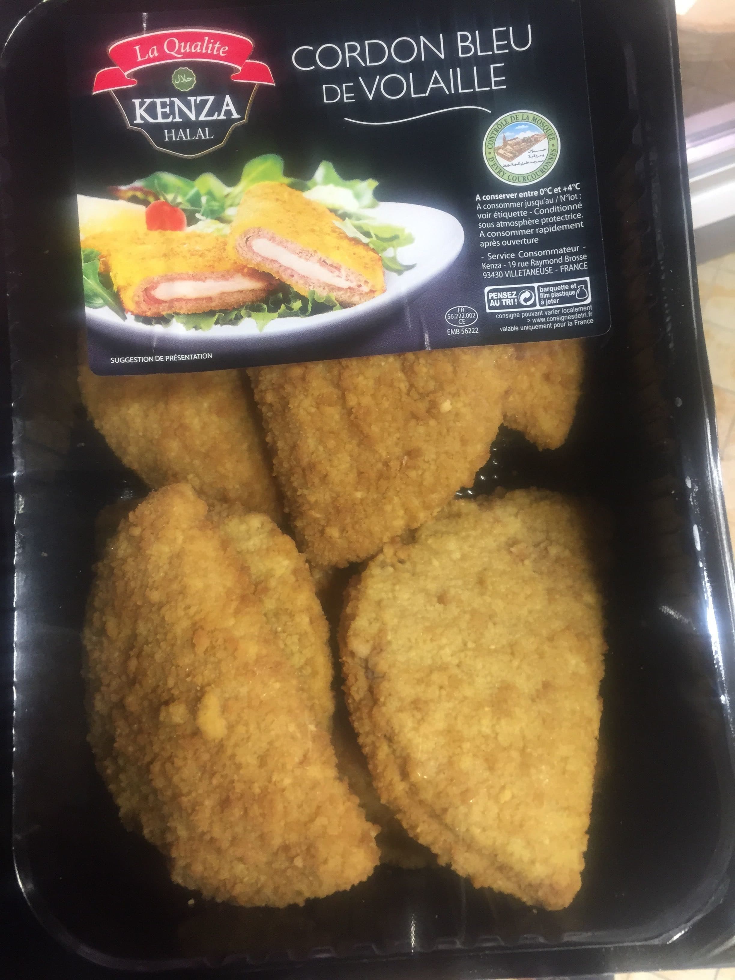 Kenza Halal Cordon bleu de volaille packshot