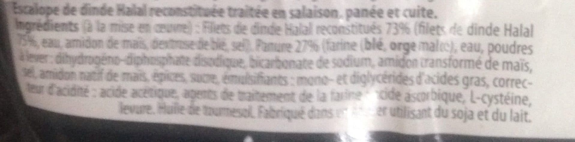 Réghalal Escalope De Dinde Viennoise packshot