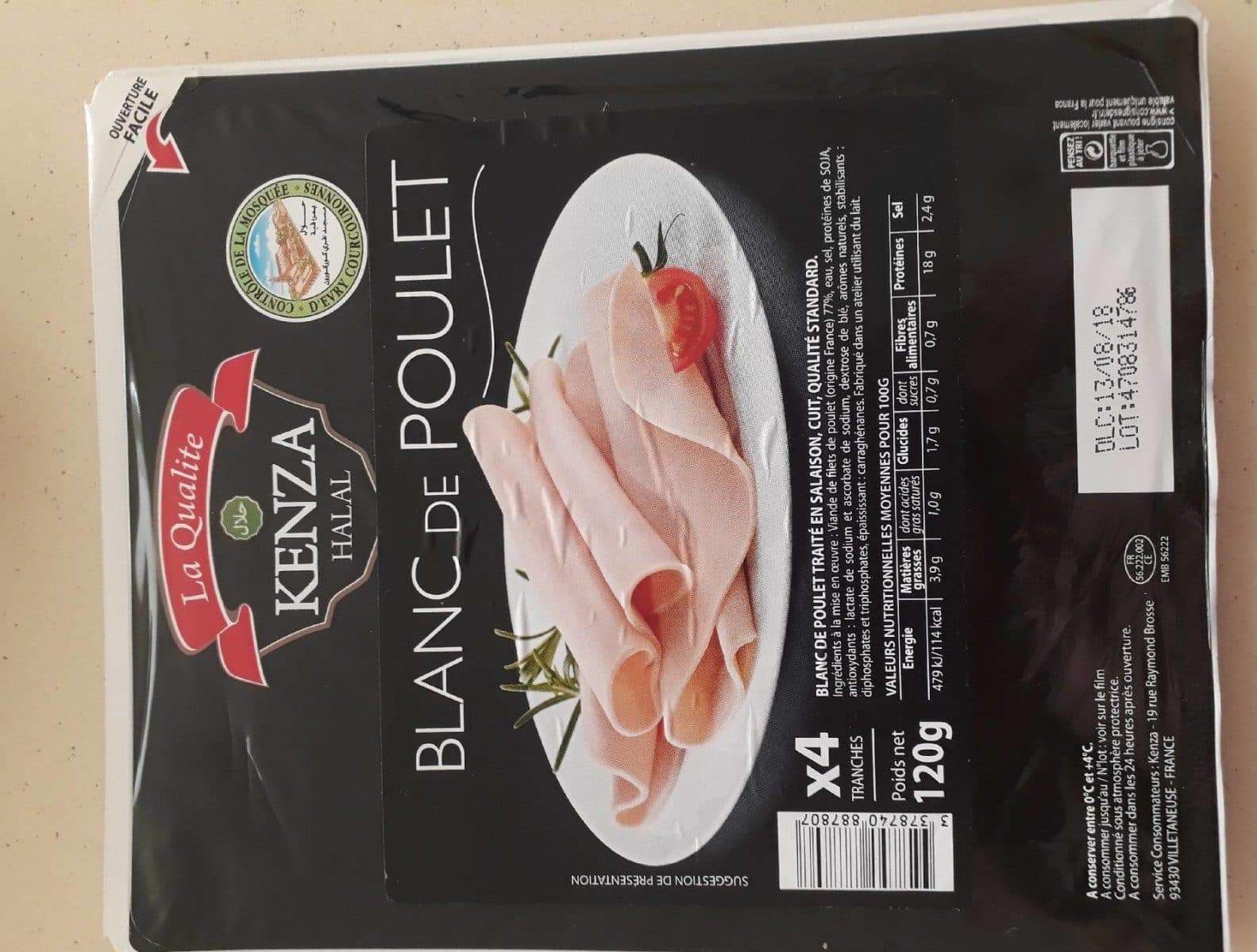 Open Food Facts Blanc de poulet packshot