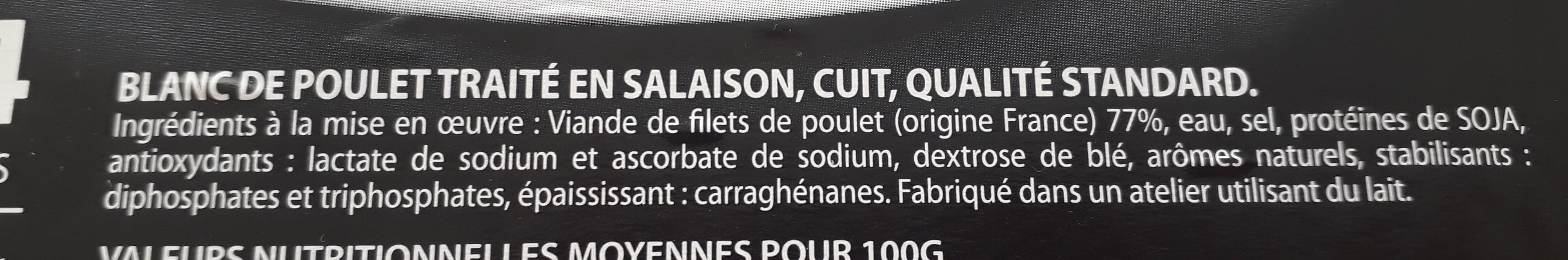 Open Food Facts Blanc de poulet packshot