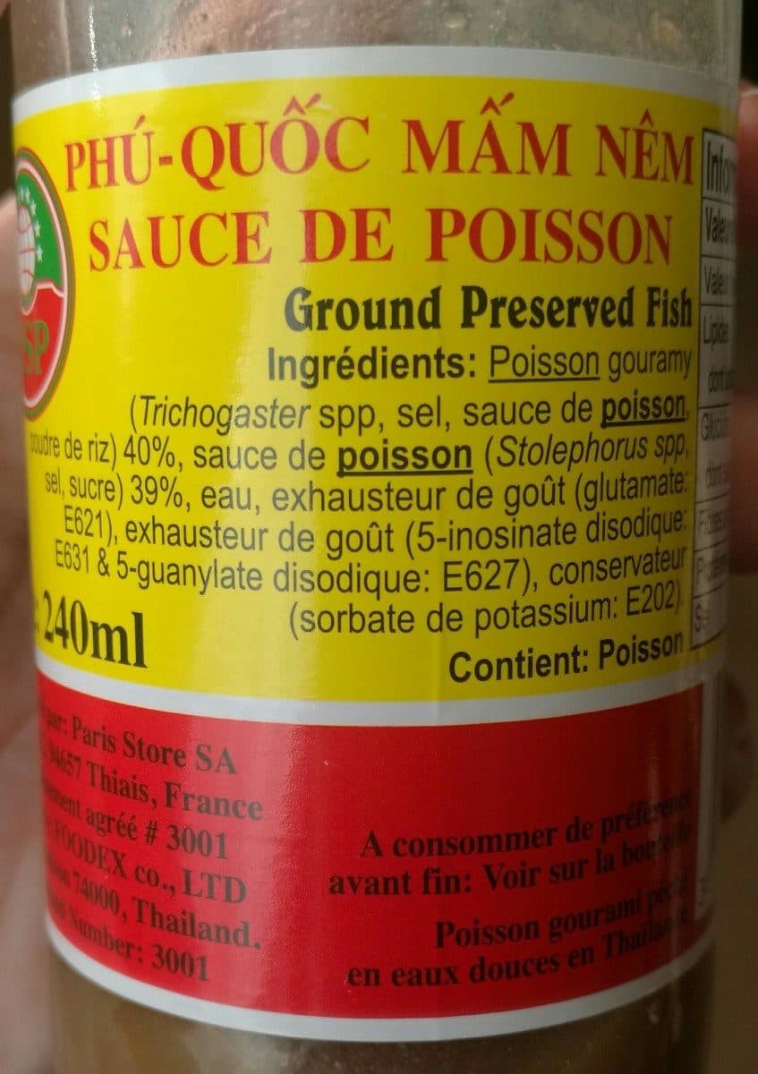 PSP Sauce de Poisson packshot