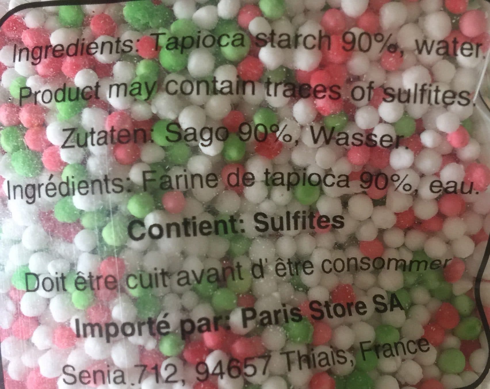 La cuisine d autrefois Bille Tapioca Couleur 400G packshot
