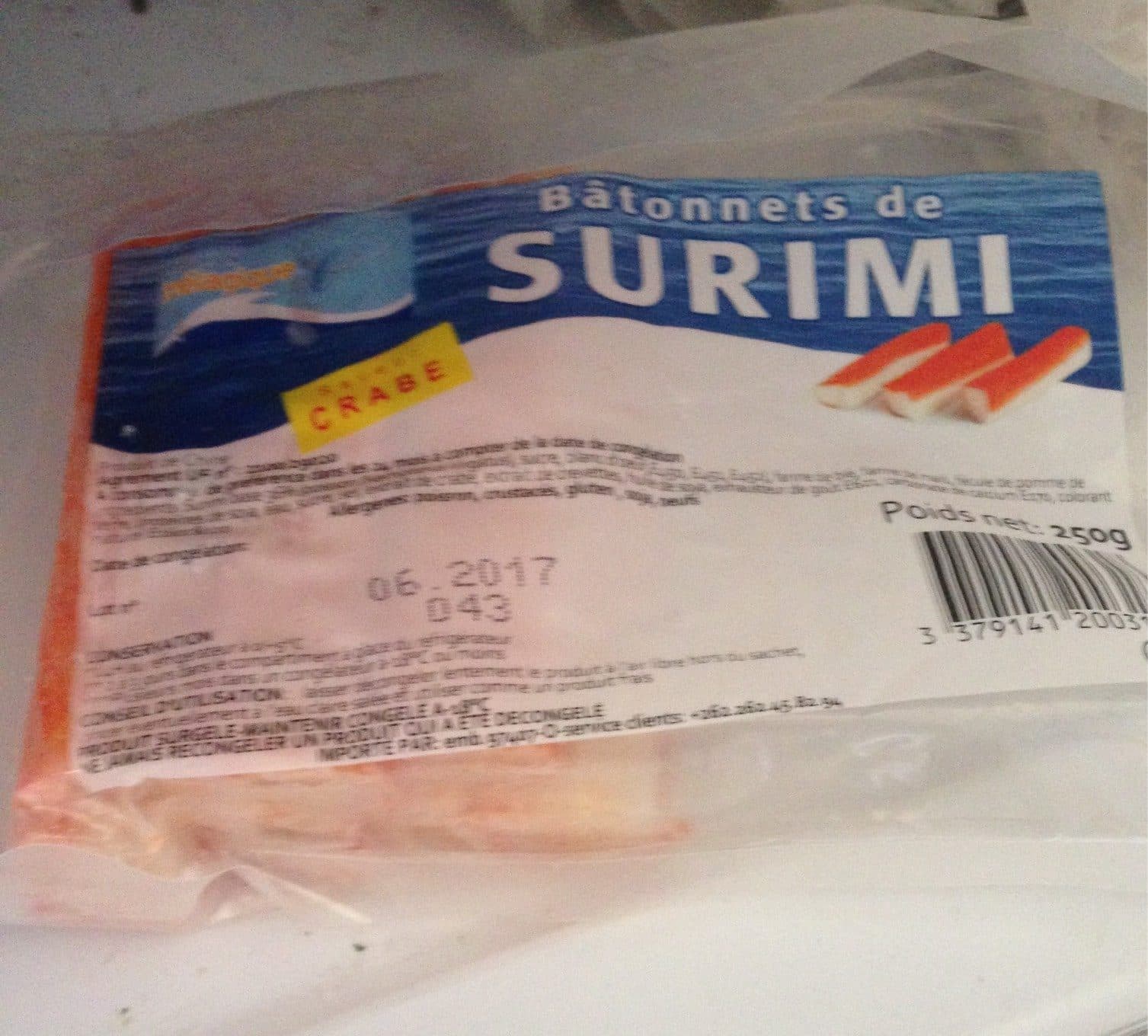 Réunion Pélagique Bâtonnets de SURIMI packshot