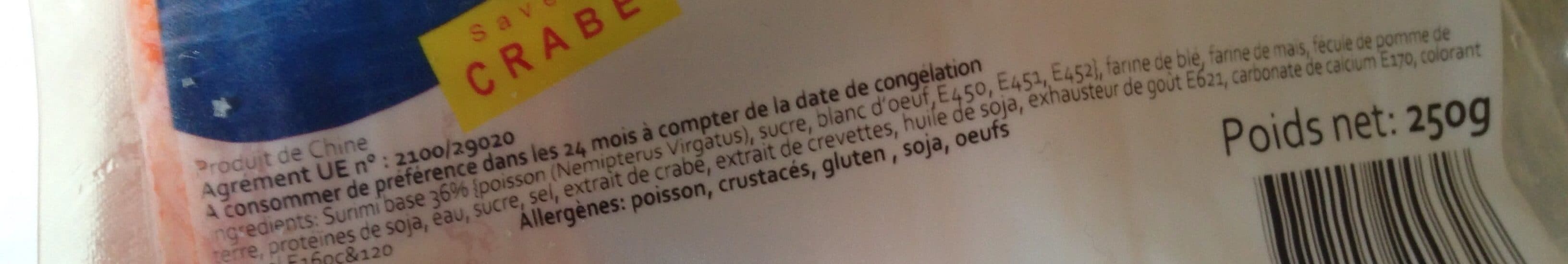 Réunion Pélagique Bâtonnets de SURIMI packshot