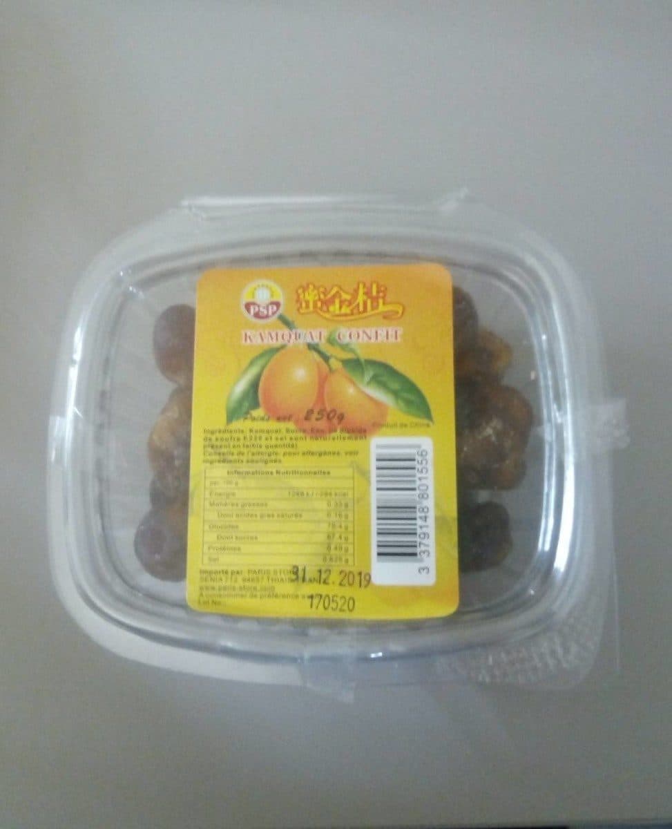 Open Food Facts kumquat confit packshot