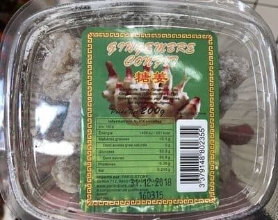 Sans marque Gingembre confit packshot