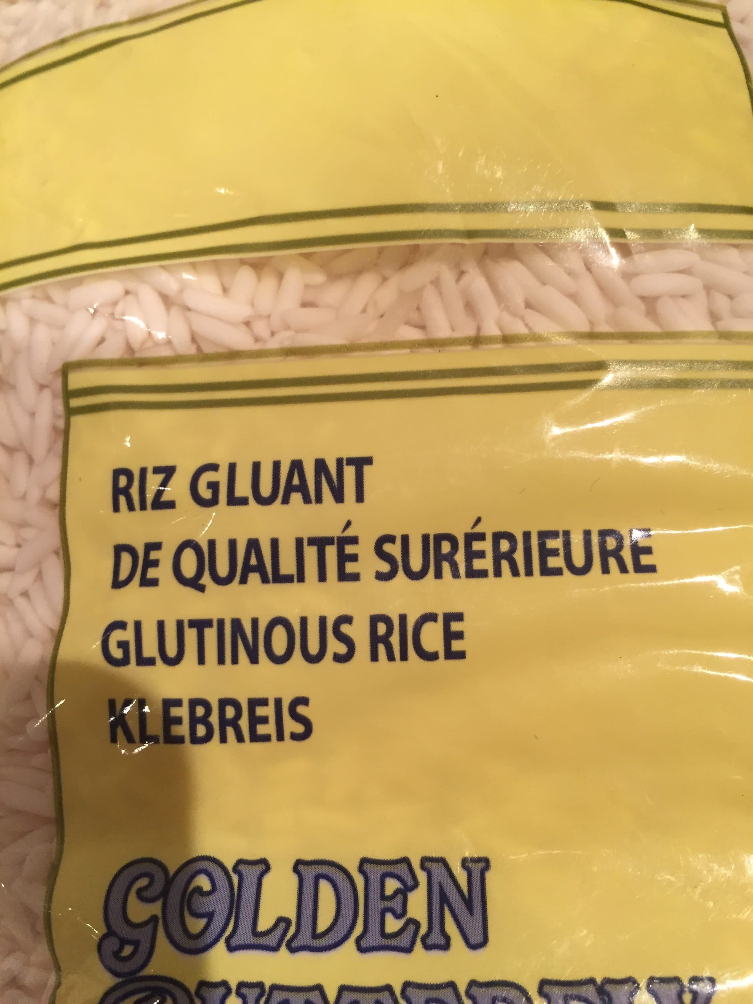 Golden Butterfly Riz gluant packshot