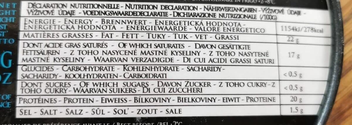 JACQUIN Au Poivre Olivet mit Asche 45% FiT packshot