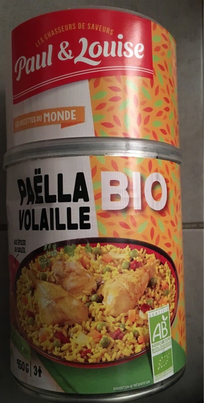Paul & Louise Paëlla volaille Bio packshot