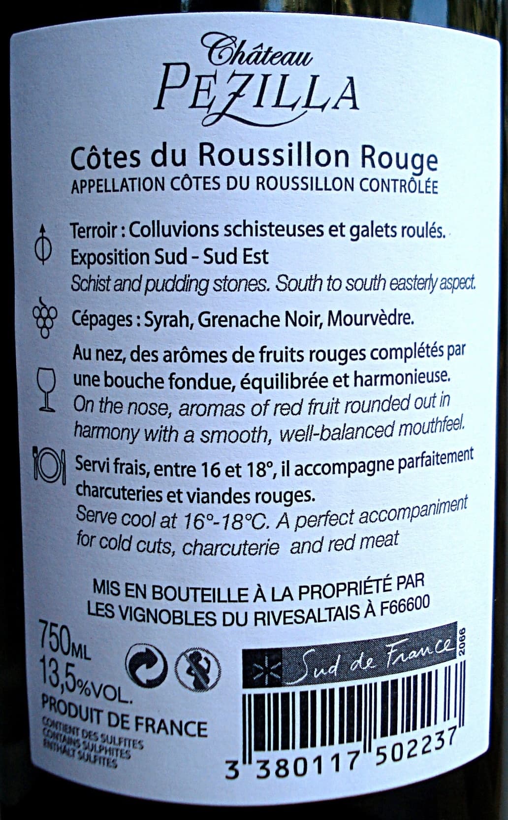 Chateau Pézilla Chateau Pézilla Premium 2011 packshot