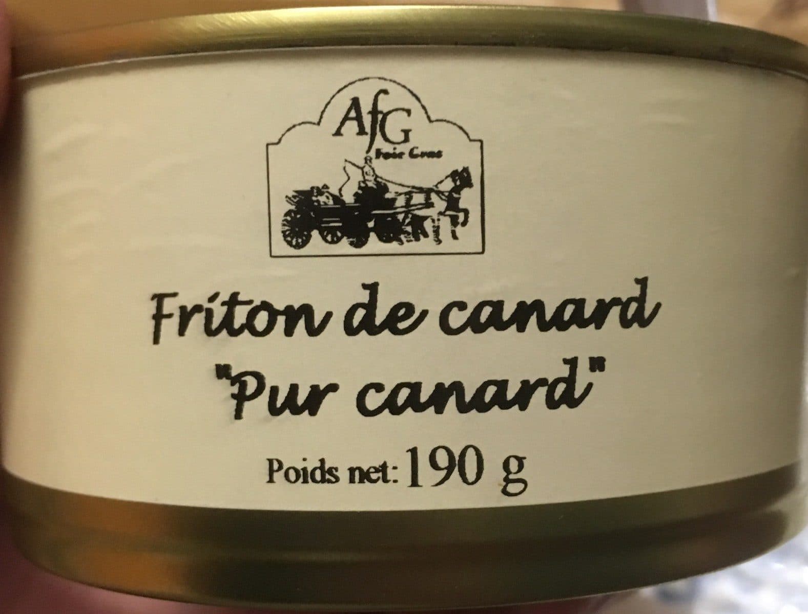 Open Food Facts Friton de canard packshot