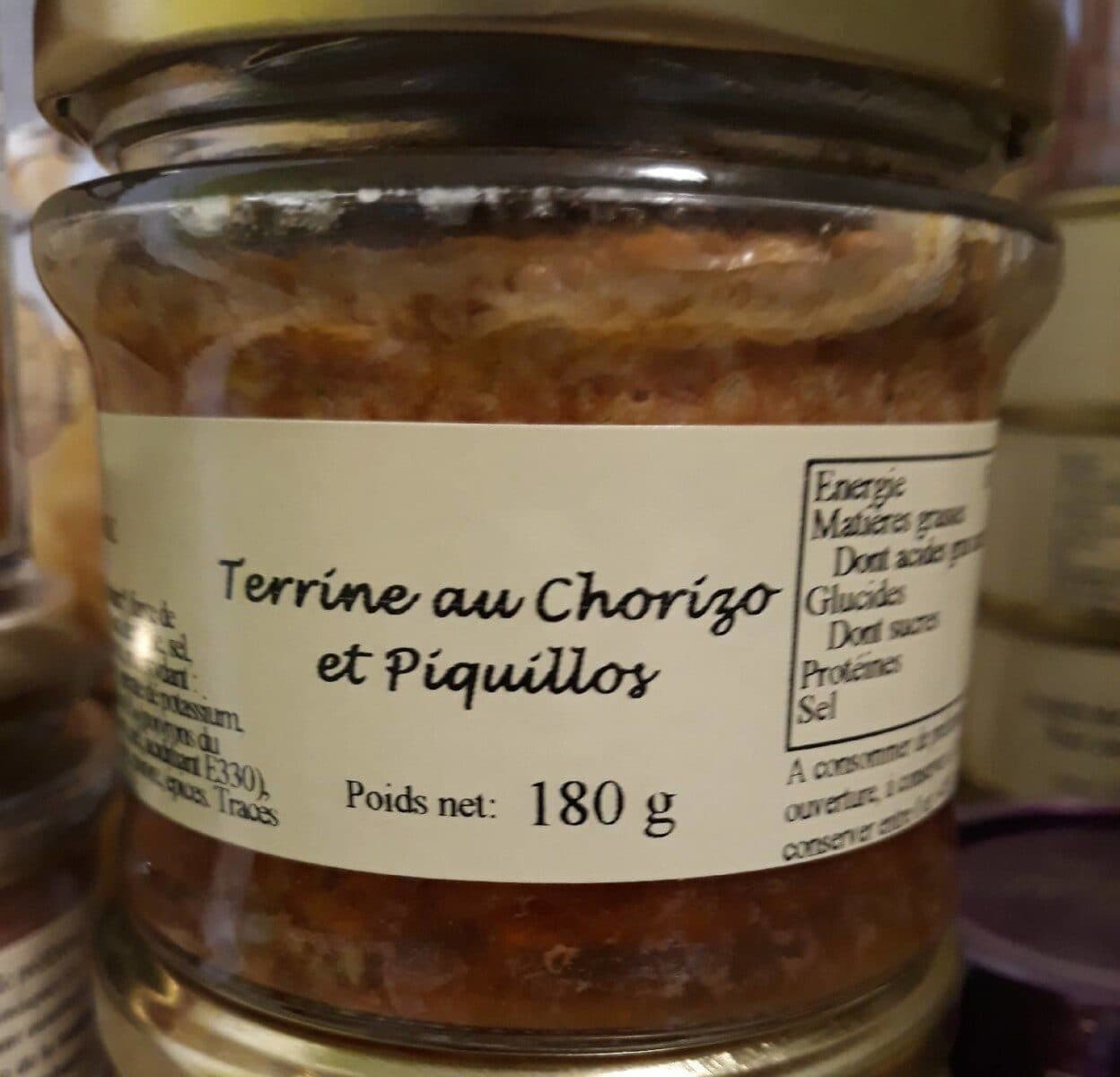 Open Food Facts Terrine au chorizo et piquillos packshot