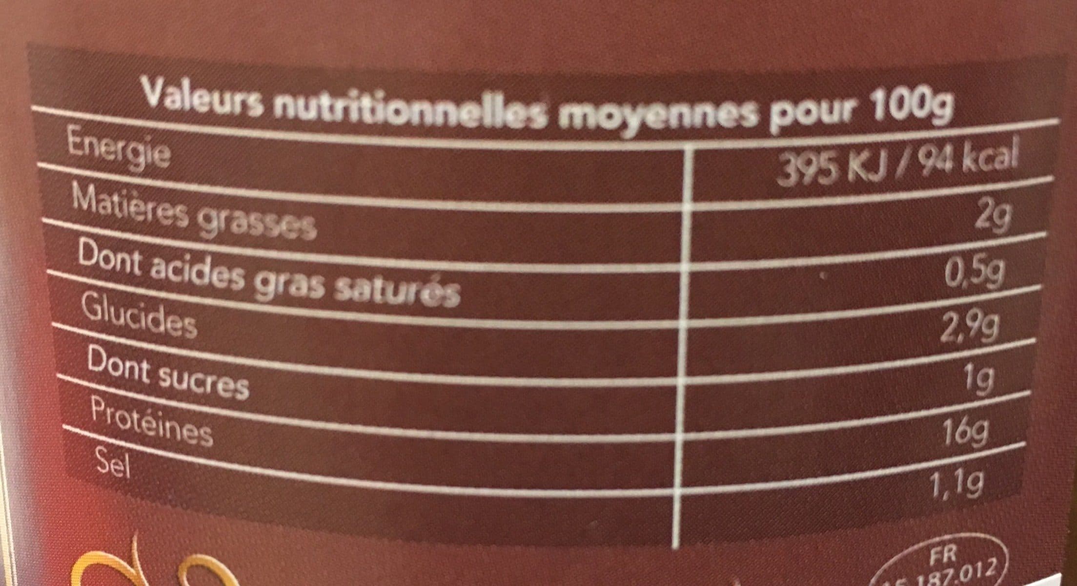 Open Food Facts Coq au vin d'Auvergne packshot