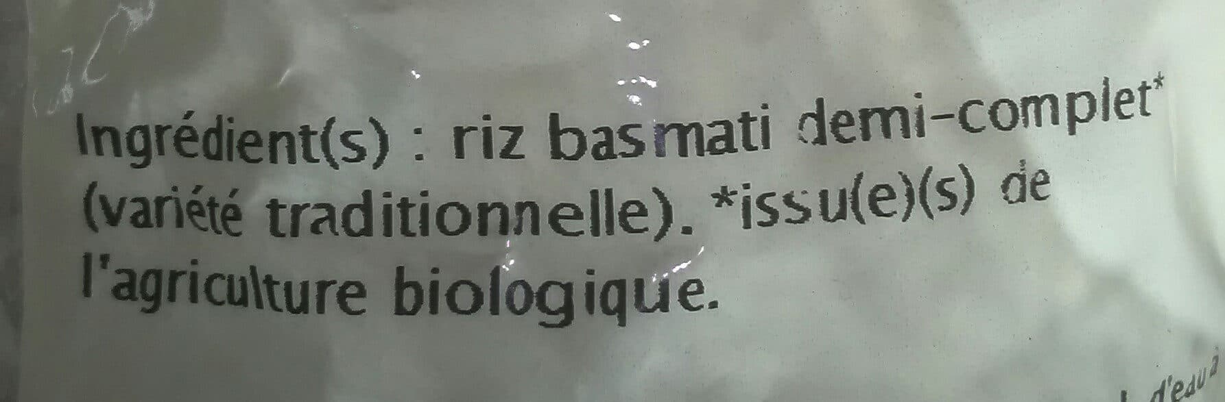 Primeal Riz Basmati Demi-complet packshot