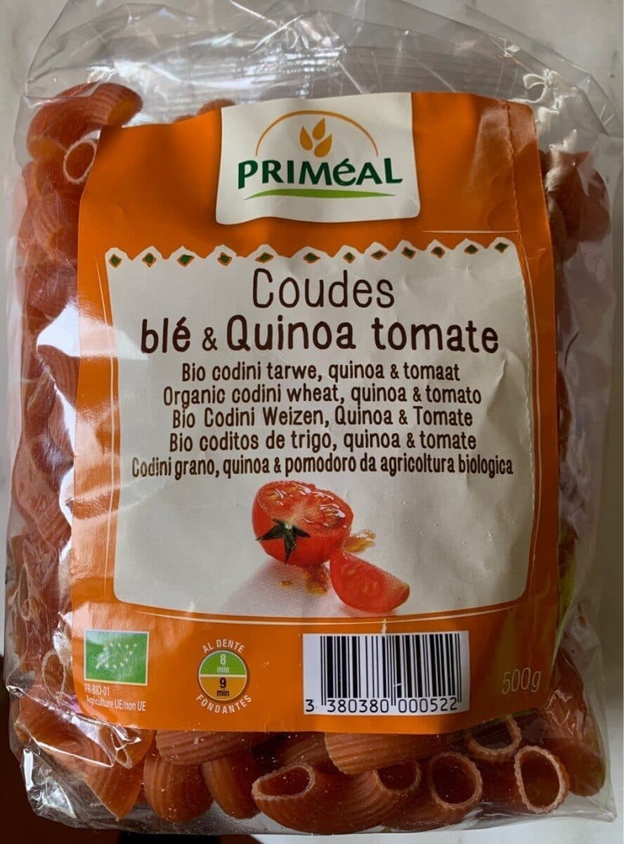 Primeal Coude Quinoa Tomate packshot