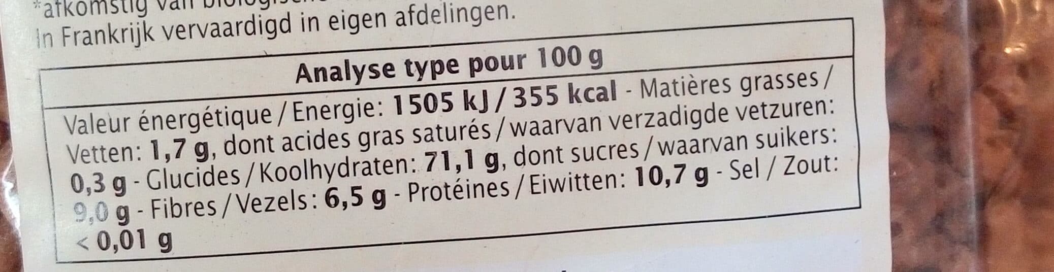 Ekibio Coquillettes à la châtaigne packshot