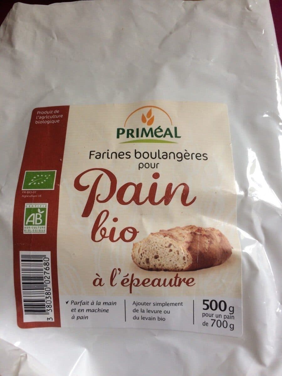 Primeal Farines boulangères pour Pain bio à l'épeautre packshot