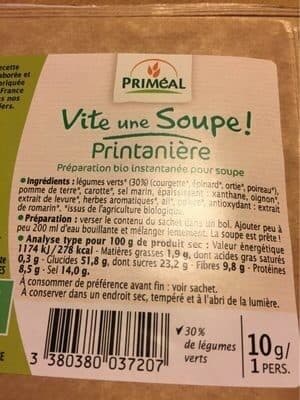 Primeal Soupe de Légumes (en Conserve, Condensée) packshot