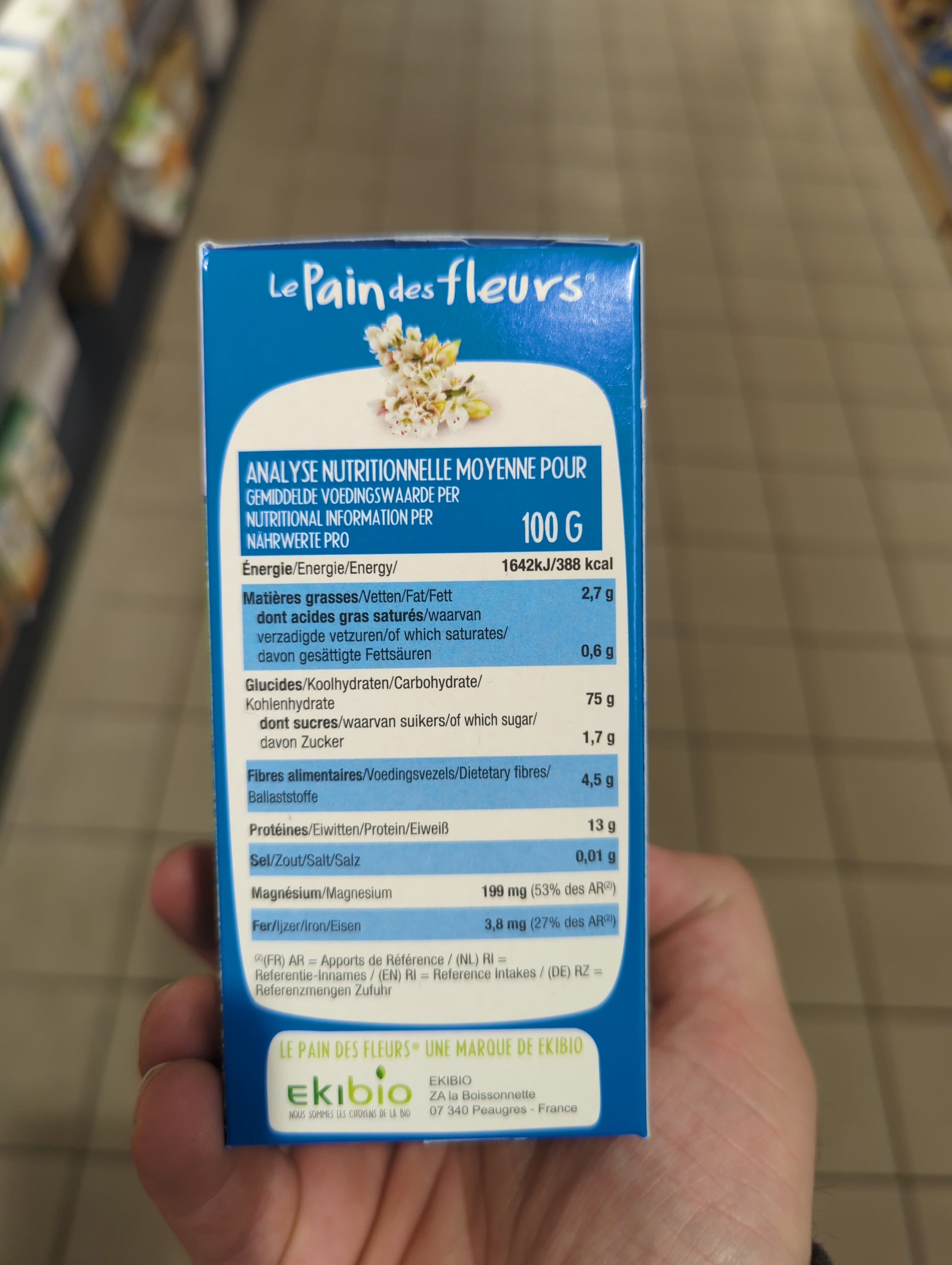 Ekibio Tartines Craquantes Sarrasin packshot