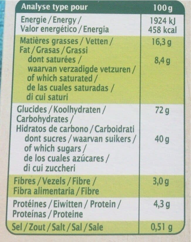 Ekibio Cookies bio au chocolat noir packshot