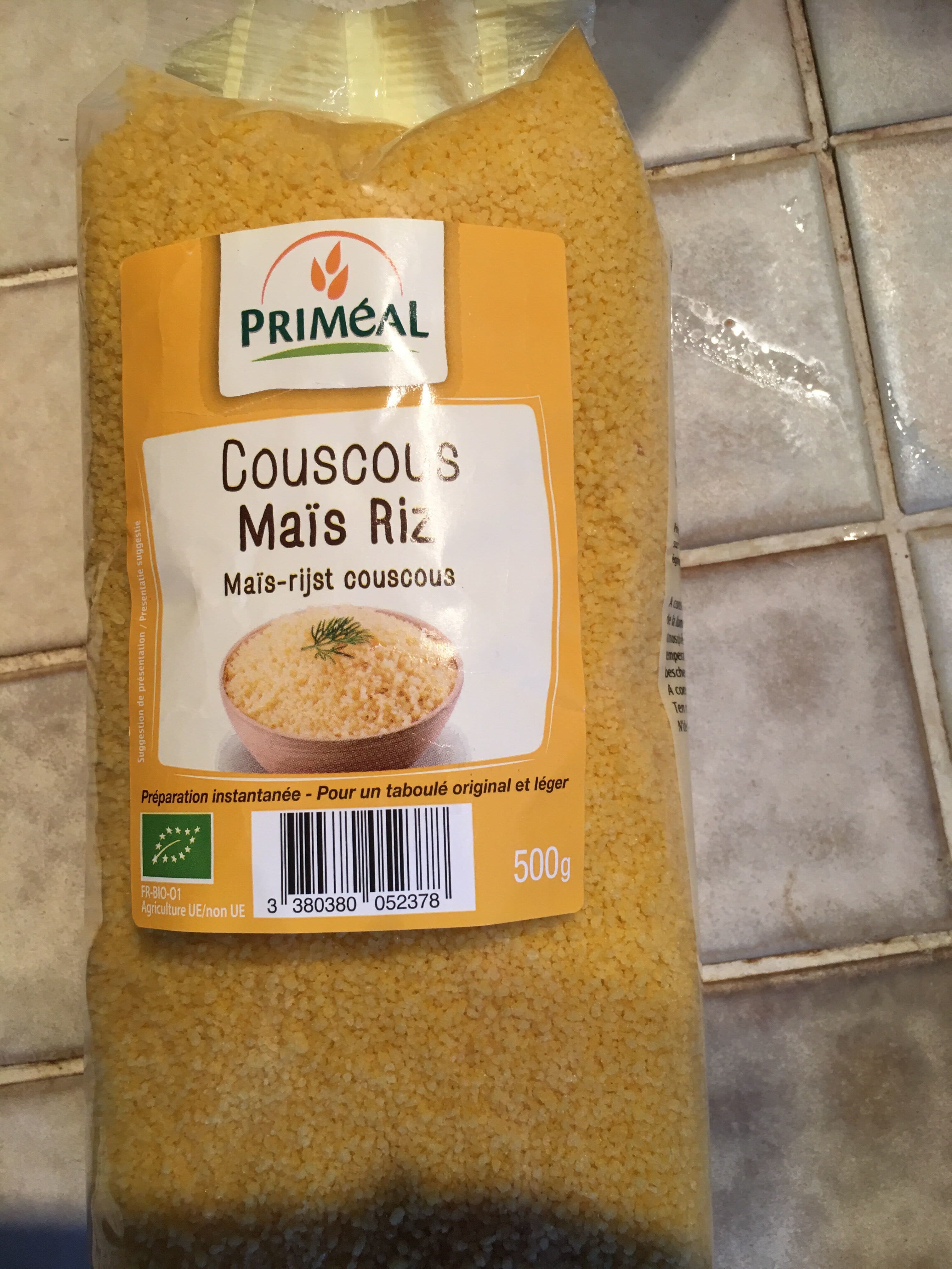 Priméal Couscous Maïs Riz packshot