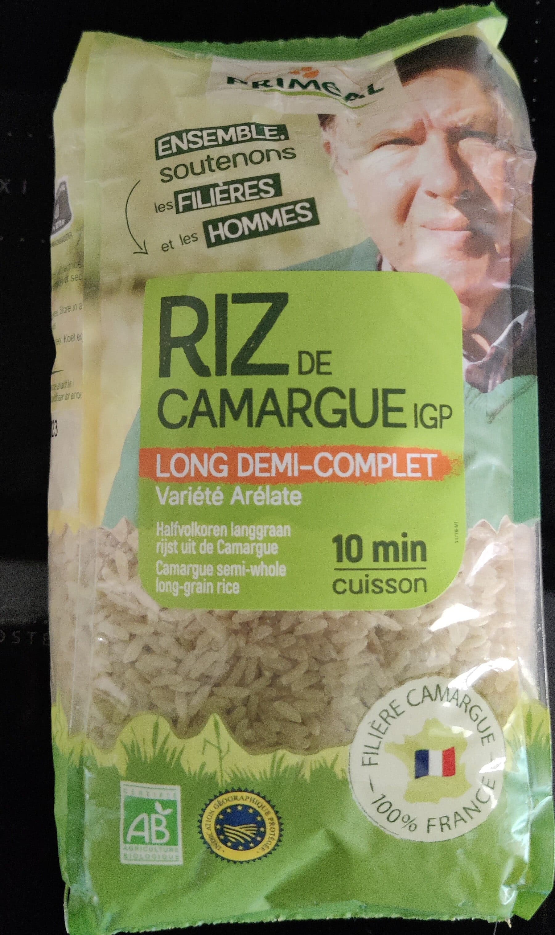 Primeal Riz 1/2 complet de Camargue packshot