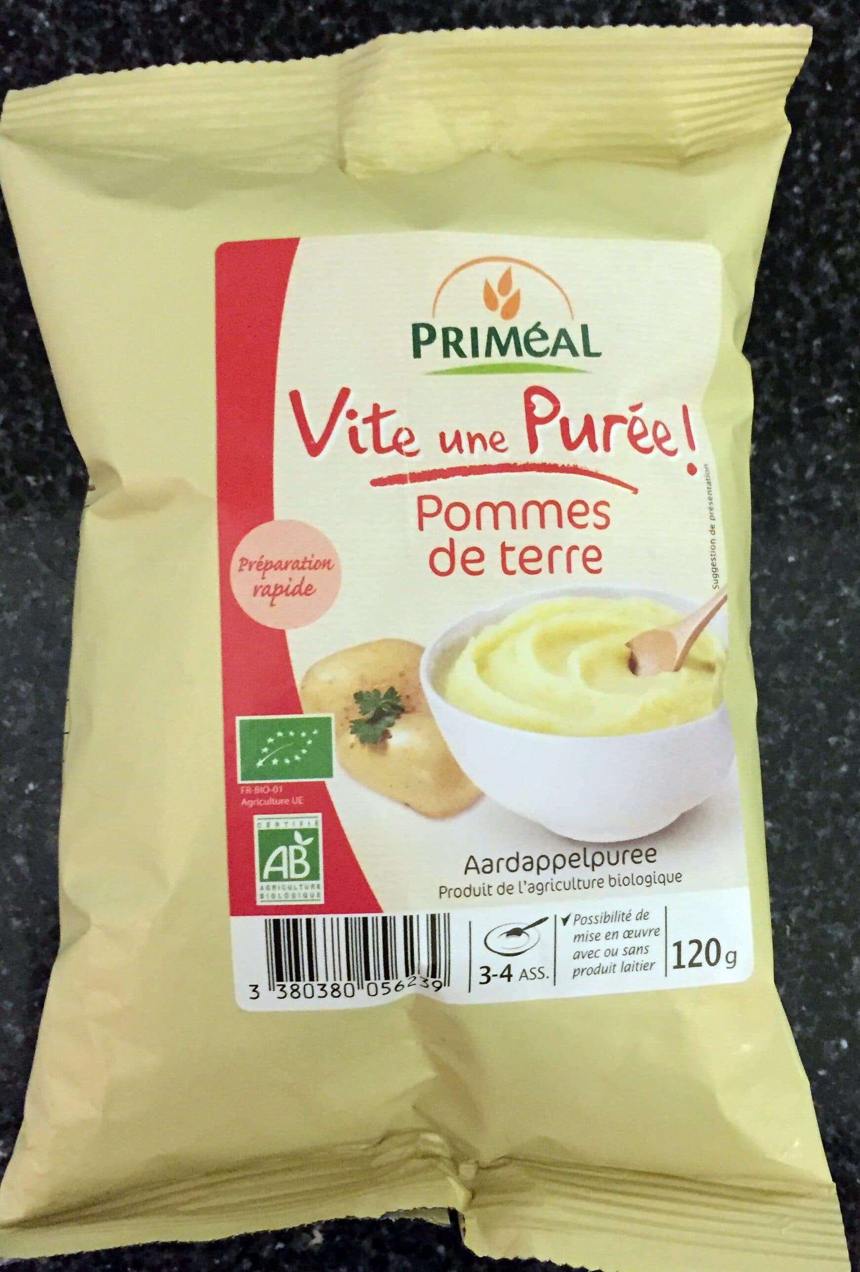 priméal Purée de pommes de terre packshot
