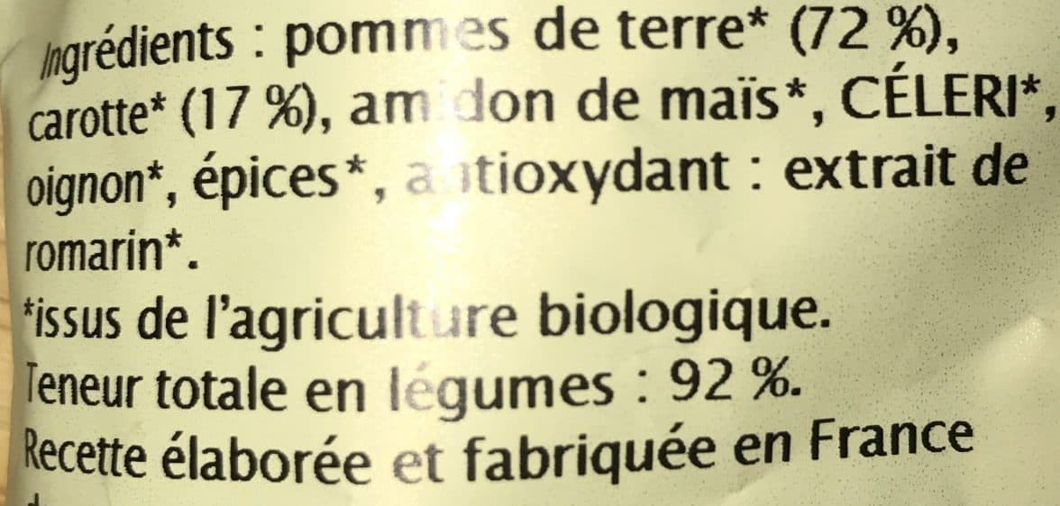Priméal Vite une purée! Pommes de Terre et Carottes packshot